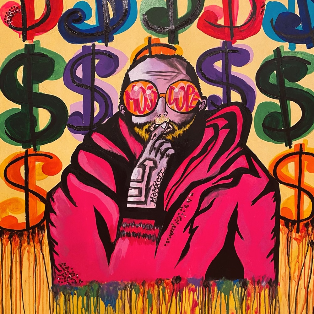 Mac Miller painting